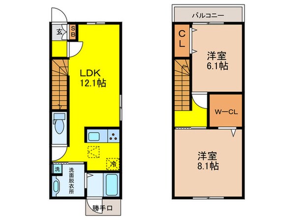 ハイムマモリⅡの物件間取画像